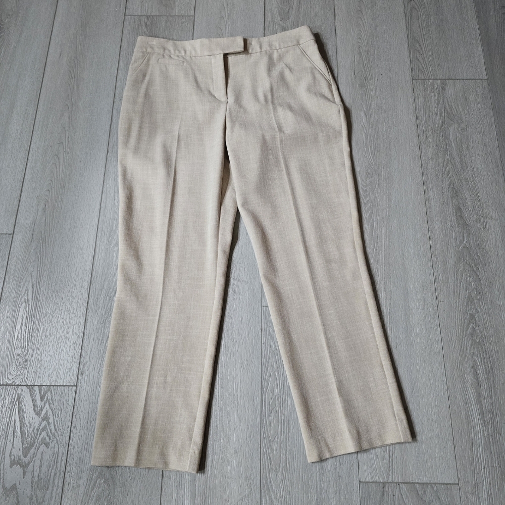 Women's Investment Creme Dress Pants Size 12 Short